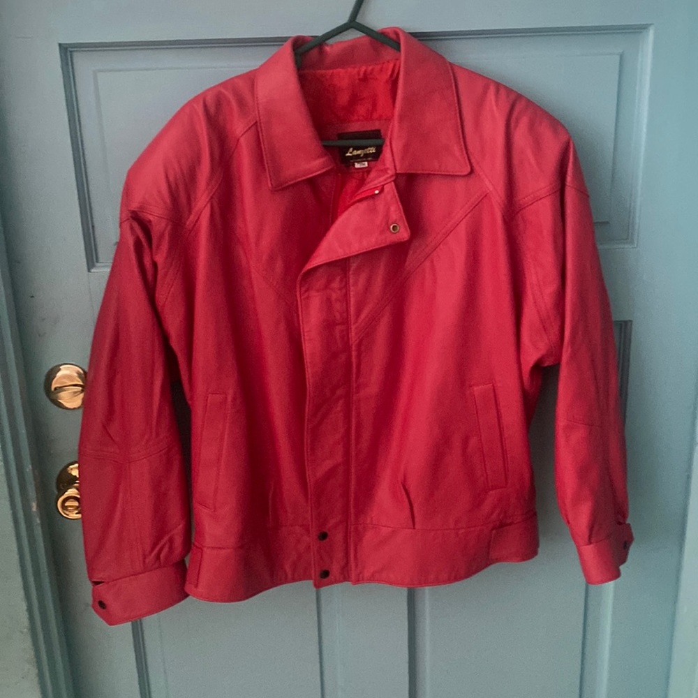 Lanzetti women’s butter soft leather jacket. Size M. Perfect condition
